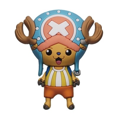 Boneco de figura em plástico com capacete azul e laranja e roupa colorida
