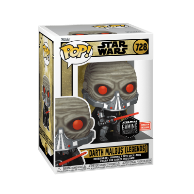 Figura Pop Star Wars Darth Malgus na caixa