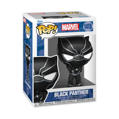 Figura Funko Pop! Black Panther da Marvel na caixa