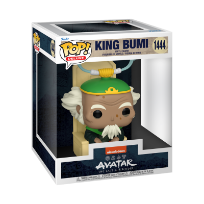 Figura Funko Pop Deluxe King Bumi da série Avatar em caixa