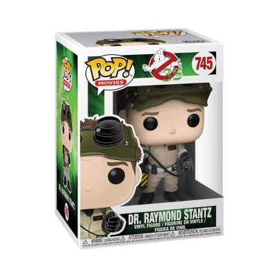 Funko Pop Dr. Raymond Stantz Ghostbusters figura vinil na caixa