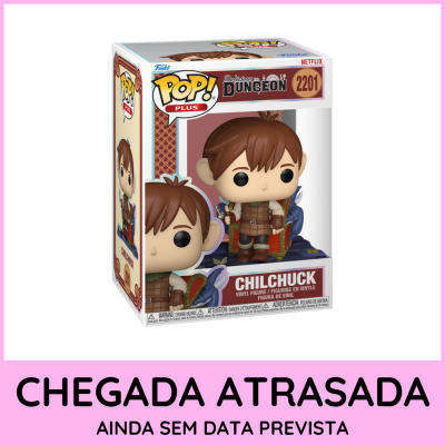 Figura Funko Pop Plus Chilchuck da série Delicious in Dungeon na embalagem