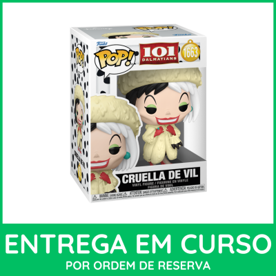 Funko Pop! figura de vinil Cruella de Vil 101 Dalmatians