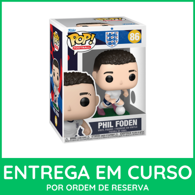 Figura de vinil Funko Pop! Phil Foden na caixa