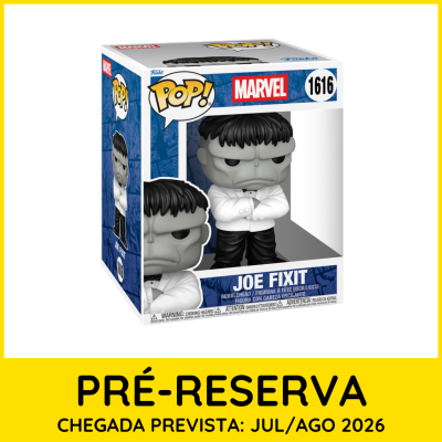 Boneco Funko Pop! Marvel Joe Fixit na sua caixa