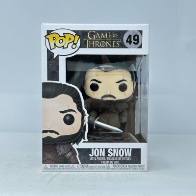 Caixa Funko Pop Jon Snow Game of Thrones 49 com figura de vinil