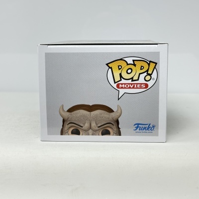 Caixa Funko Pop! com figura e logótipo POP! MOVIES.