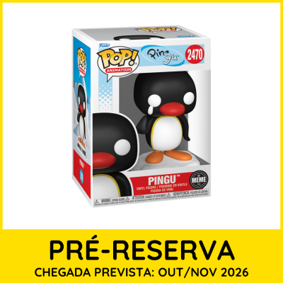 Figura Funko Pop! Animation Pingu número 2470 em embalagem com aviso de pré-reserva para out/nov 2026