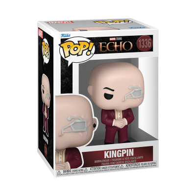 Funko Pop! Kingpin da Marvel na caixa original com janela transparente