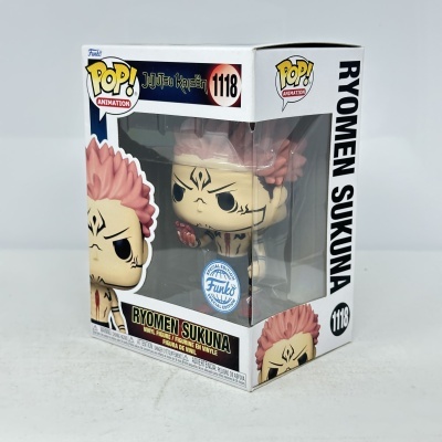 Boneco vinil Funko Pop! Ryomen Sukuna Jujutsu Kaisen nº1118 em caixa