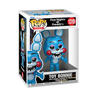 Figura de vinil Toy Bonnie azul em embalagem Funko POP! Five Nights at Freddys