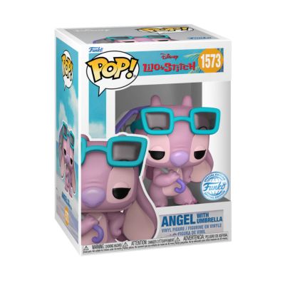 Funko Pop! Angel com guarda-chuva em caixa de embalagem