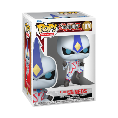 Figura de vinil Funko Pop! Elemental Hero Neos da animação Yu-Gi-Oh! em embalagem