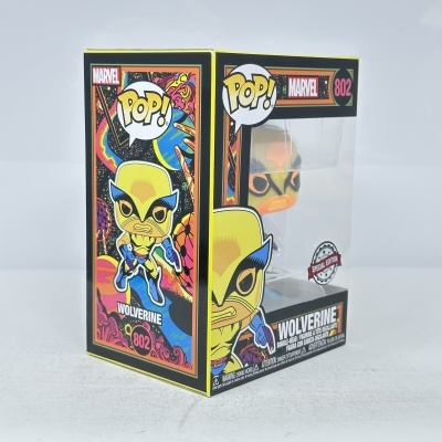 Figura Pop! Marvel Wolverine nº 802 em embalagem