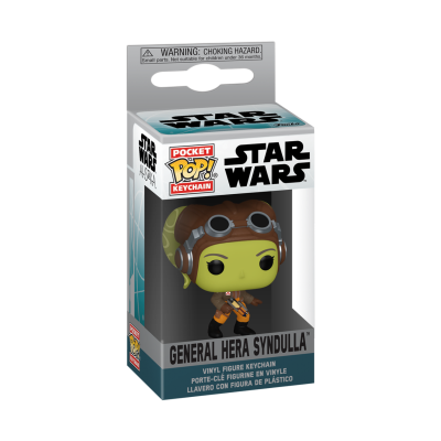 Figura de vinil chaveiro General Hera Syndulla da Star Wars na embalagem