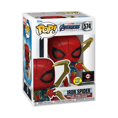 Figura Funko Pop! Iron Spider Avengers Endgame na caixa