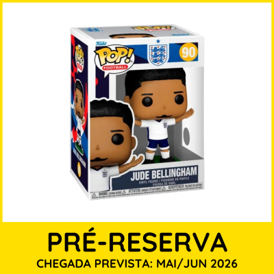 Figura de vinil Funko Pop! Jude Bellingham na embalagem
