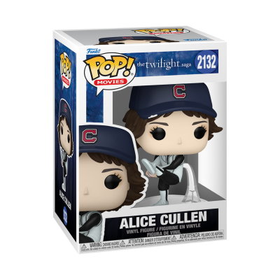 Figura Funko Pop! Alice Cullen da saga Twilight com roupa de basebol