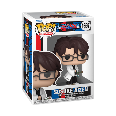 Funko Pop! Sosuke Aizen da Bleach dentro da caixa