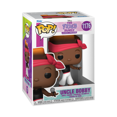 Figura Funko Pop Uncle Bobby da Disney The Proud Family na caixa