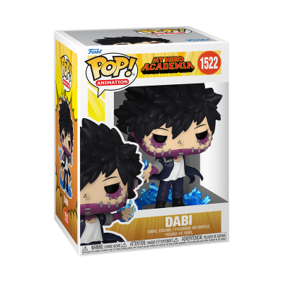Figura Funko Pop! Animation nº 1522 Dabi My Hero Academia em caixa