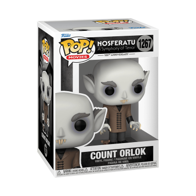Figura Funko Pop! Count Orlok do filme Nosferatu em caixa