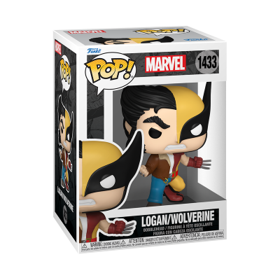 Figura Funko Pop! Marvel Logan/Wolverine em embalagem