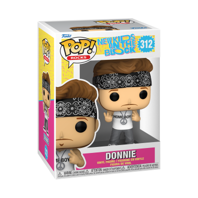 Figura Funko Pop! Donnie New Kids on the Block 312 em caixa