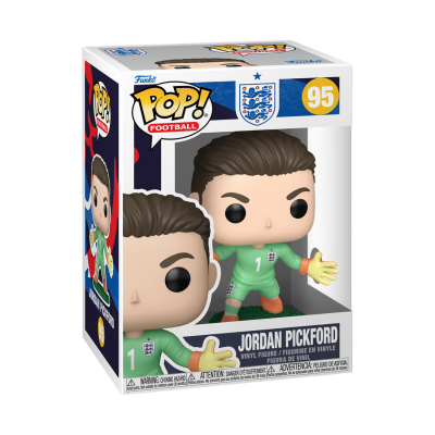 Figura de vinil Funko Pop! Football Jordan Pickford em caixa