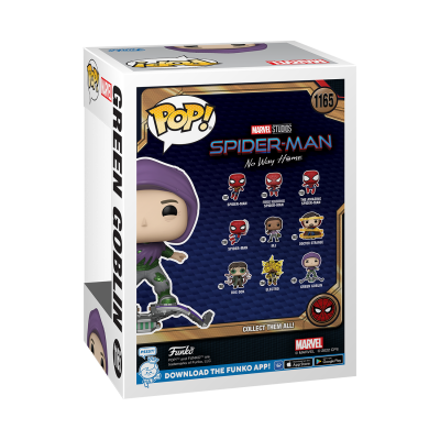 Embalagem Funko Pop! Green Goblin Marvel Studios Spider-Man No Way Home número 1165