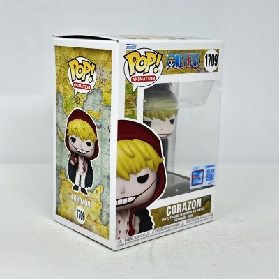 Embalagem da figura Funko POP! Animation One Piece Corazon número 1709