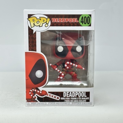 Funko Pop! Deadpool nº 400, figura bobble-head na caixa
