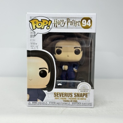 Funko Pop Severus Snape Harry Potter nº94 em caixa branca com janela transparente