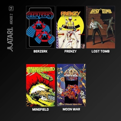Capas coloridas de jogos Atari Arcade 2 14