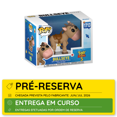 Figura de vinil Funko Pop! Bullseye Toy Story 5 na caixa