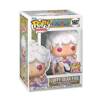 Figura Funko Pop! Luffy Gear Five da série One Piece na embalagem
