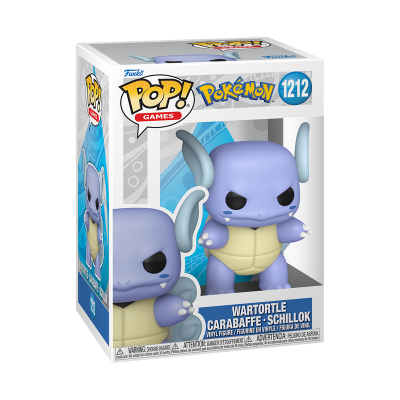 Funko Pop! Pokémon Wartortle vinil figura na caixa