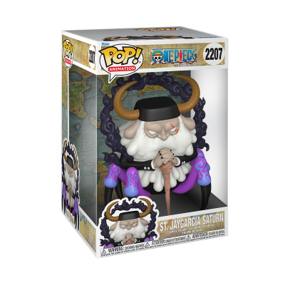 Figura Funko Pop! St. Jaygarcia Saturn da série One Piece na caixa original