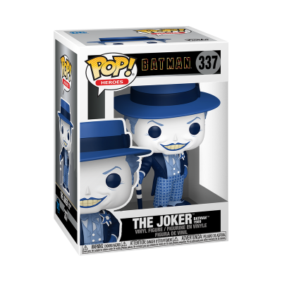 Funko Pop! Batman The Joker de vinil em caixa branca com janela