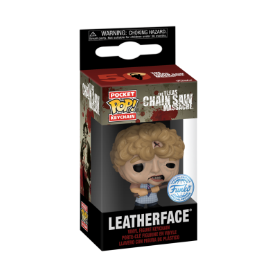 Chaveiro vinyl Pocket Pop de Leatherface da série Texas Chainsaw Massacre