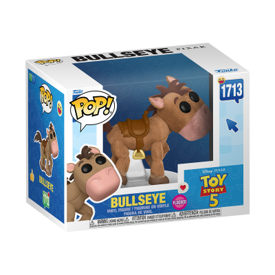 Figura de vinil Bullseye da Funko POP em embalagem azul toy story 5