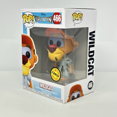 Figura Funko Pop! Disney TaleSpin Wildcat na caixa branca com detalhes azuis e selo Limited Chase Edition