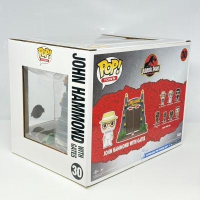 Caixa de brinquedo John Hammond with Gates da coleção POP! Town Jurassic Park