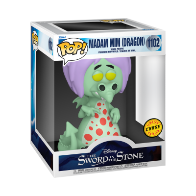 Figura Funko POP! Madam Mim (Dragão) da Disney na caixa