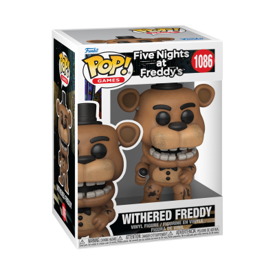 Boneco Funko Pop! Withered Freddy da Five Nights at Freddy's em caixa