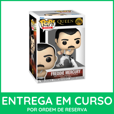 Figura Funko Pop! Freddie Mercury da banda Queen número 496