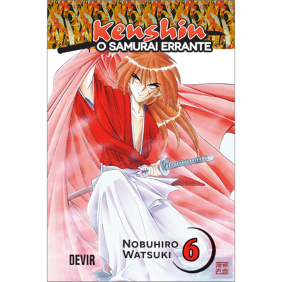 Capa da banda desenhada Kenshin O Samurai Errante volume 6