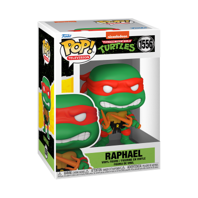 Figura em vinil Pop! Television Raphael Teenage Mutant Ninja Turtles na caixa