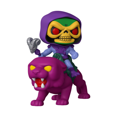 Figura colecionável Skeletor com pantera rosa