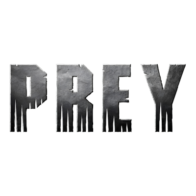 Letras P R E Y cinzentas com textura rústica e desgaste